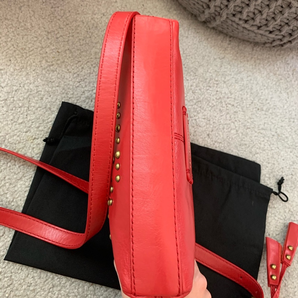 VGUC Isabella Fiore Crossbody bag red leather - Picture 12 of 13